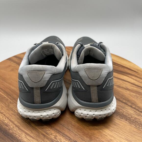 Brooks Ghost 12 Shoes Womens 10.5 B Gray Road Running Comfort Walking Sneakers - Picture 4 of 8